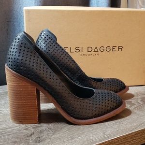 💃Genuine Leather Block Heel Pump